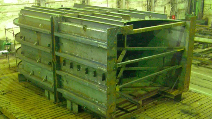 Корпус печи обжига - вид сзади